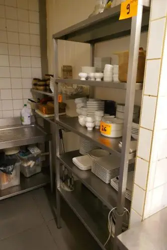 RVS opbergrek – kavel bij Openbare Verkopen, Koksijde
