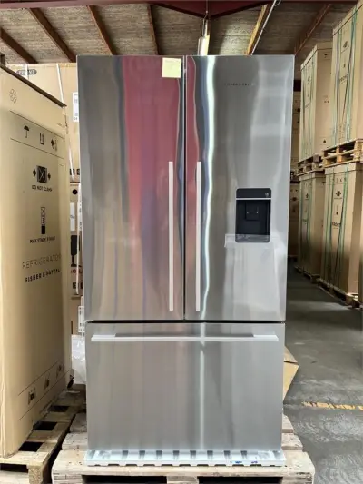 Amerikaanse Rvs Koelkast Met Vriezer Fisher&paykel Rs540adux6 – kavel bij Hammertime