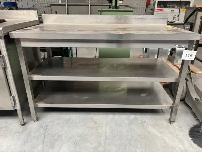 Rvs Werktafel Mareno – kavel bij Hammertime