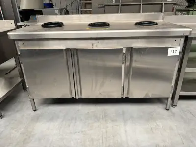 Rvs 3drs Sorteertafel – kavel bij Hammertime