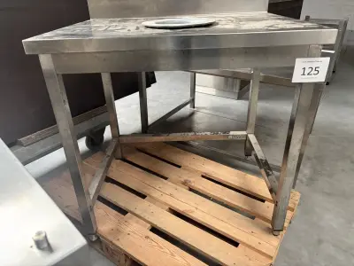 Rvs Sorteertafel Mareno – kavel bij Hammertime