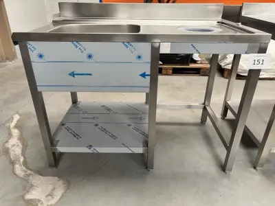 Rvs Spoeltafel – kavel bij Hammertime