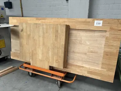 Houten Tafel Incl Kar – kavel bij Hammertime