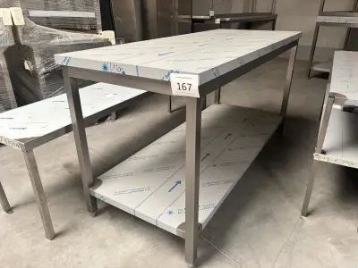 Rvs Werktafel – kavel bij Hammertime