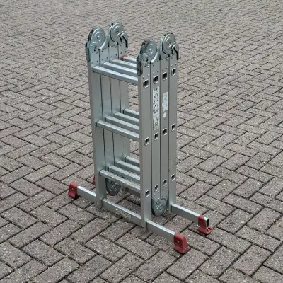 Multifunctionele ladder, Jumbo, Hobby | 4x3 treden – kavel bij Onlineveilingmeester, Wijk en Aalburg
