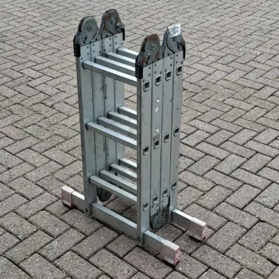 Multifunctionele ladder, Jumbo, Hobby | 4x3 treden – kavel bij Onlineveilingmeester, Wijk en Aalburg