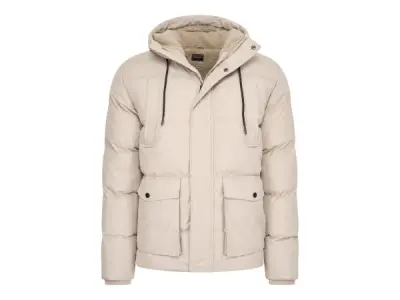 Cappuccino Italia Moorland winterjas met capuchon beige - XXL – kavel bij XL Auctions