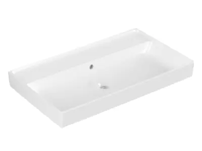 Hatria wastafel zonder kraangat 100x46,5cm Bahia13 wit – kavel bij XL Auctions