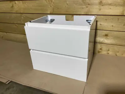 Alterna wastafelonderkast 60x46cm softclose wit gelakt – kavel bij XL Auctions