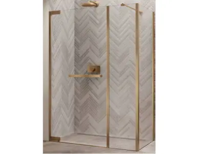 Novellini N180 F100 zijwand 97,5-99,5cm helder glas zwart – kavel bij XL Auctions