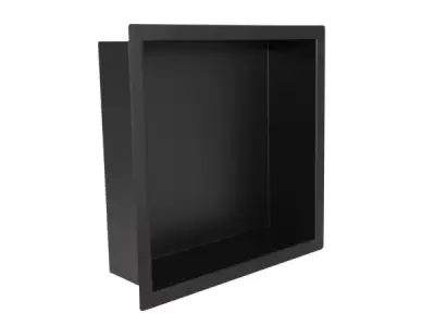 Alterna inbouwnis met flens 30x30x7cm Boston mat zwart – kavel bij XL Auctions