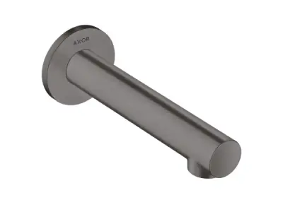 Hansgrohe baduitloop recht Axor Uno black brushed chrome – kavel bij XL Auctions