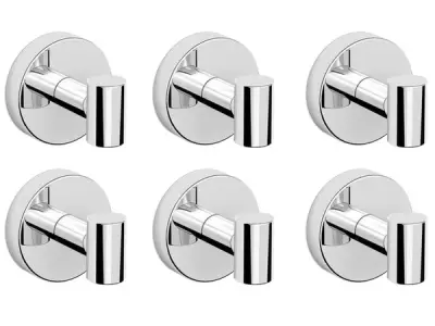 6x Beaux handdoekhaak magnetisch Ulis chroom – kavel bij XL Auctions