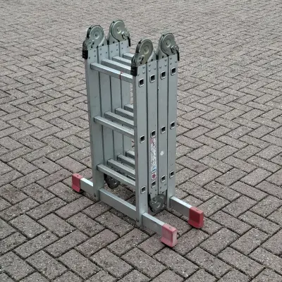 Multifunctionele ladder, Jumbo, Hobby | 4x3 treden – kavel bij Onlineveilingmeester, Wijk en Aalburg