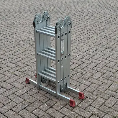 Multifunctionele ladder, Jumbo, Hobby | 4x3 treden – kavel bij Onlineveilingmeester, Wijk en Aalburg