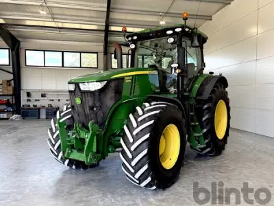 Traktor John Deere 7260R (2011) – kavel bij Blinto, Kastl