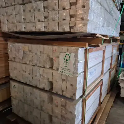 Ca. 28x Hardhouten deurkozijn gegrond – kavel bij Onlineveilingmeester, Ravenstein