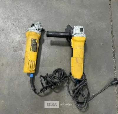 Slijpmachine Dewalt (2x) – kavel bij Belga Veilingen, Peer