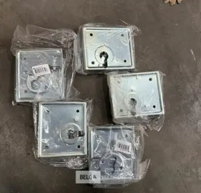 Kelderbandslot PC VERZ 60 mm (5x) – kavel bij Belga Veilingen, Peer