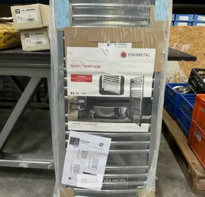 Sierradiator RVS H122 cm – kavel bij Belga Veilingen, Peer