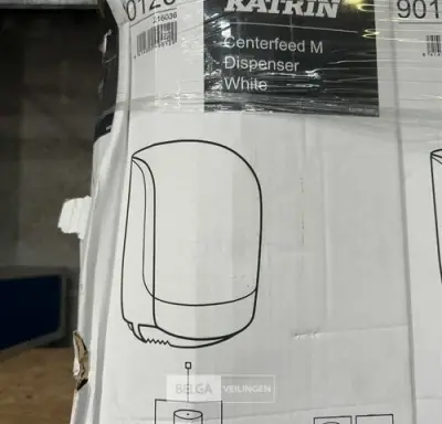 1x Handdoekpapierdispenser Katrin – kavel bij Belga Veilingen, Peer