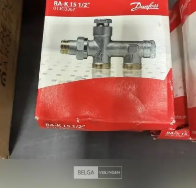 3x Danfoss onderblok RA-K 2-pijps – kavel bij Belga Veilingen, Peer