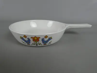Pyroflam keramische pan met decoratie – kavel bij De Kringwinkel, Diest