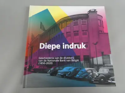Boek geschiedenis van de drukkerij van de Nationale bank België – kavel bij De Kringwinkel, Diest