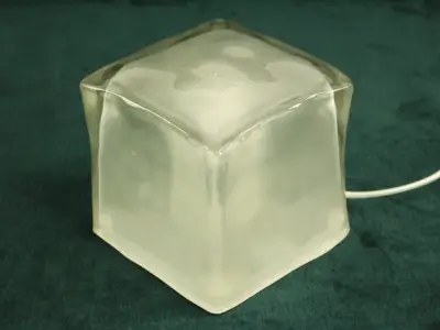 IKEA IVIken Ice cube vintage nacht of tafellampje – kavel bij De Kringwinkel, Antwerpen