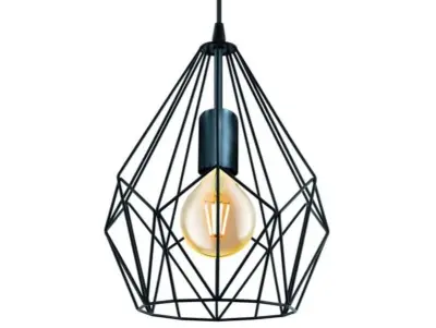Hanglamp EGLO, carlton, zwart – kavel bij Onlineveilingmeester
