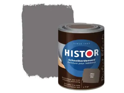 5x Schoolbordverf Histor, perfect effects, olifant, 1 liter – kavel bij Onlineveilingmeester
