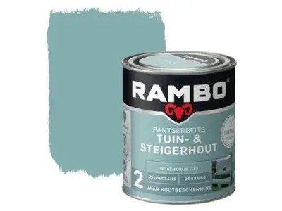 Ca. 12x Pantserbeits tuin & steigerhout Rambo, wilgengrijs (1143), 750 ml – kavel bij Onlineveilingmeester