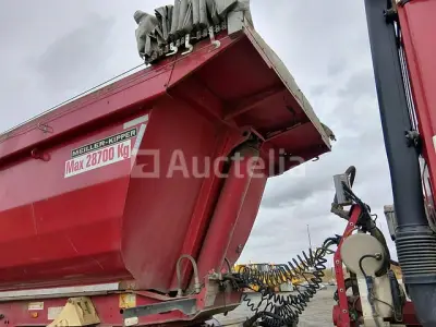 Meiller Stalen 3-assige opleggertipper, 29 M3, 2015 (9940) – kavel bij Auctelia, Chaumont-Gistoux