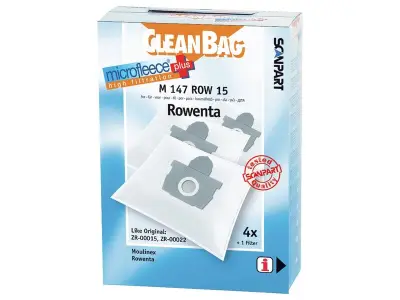 Ca. 12x Stofzuigerzakken 4 stuks Cleanbag, m147 row15 – kavel bij Onlineveilingmeester