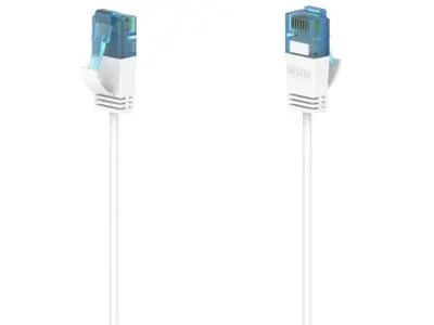 5x Netwerkkabel 10 Gbit/s U/UTP 1,50 M Hama, flexi-slim, cat-6a – kavel bij Onlineveilingmeester