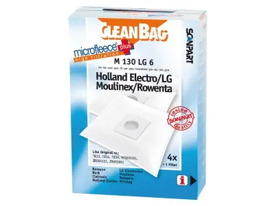 7x Stofzuigerzakken - 4 stuks Cleanbag, m130 lg6 – kavel bij Onlineveilingmeester