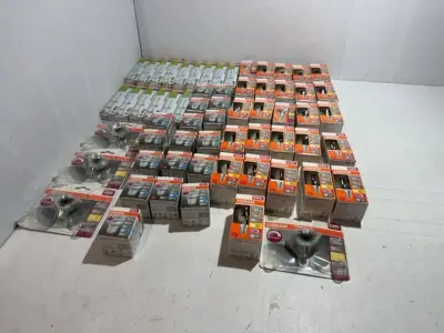 Ca. 61x Osram LED-lampen en spaarlampen – kavel bij Onlineveilingmeester