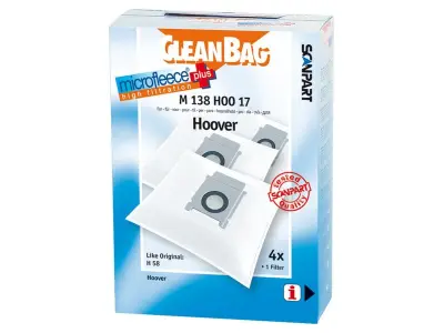 Ca. 16x Stofzuigerzakken 4 stuks Cleanbag, m138 hoo17 – kavel bij Onlineveilingmeester