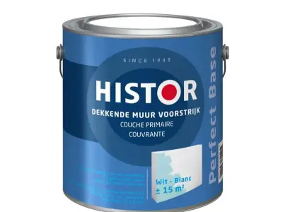 2x Voorstrijk Histor, perfect base, wit, 2,5 l – kavel bij Onlineveilingmeester
