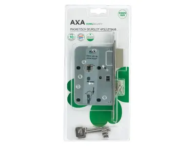 6x Deurslot dag- nachtslot magnetisch AXA, 7139, rvs, sl55 – kavel bij Onlineveilingmeester