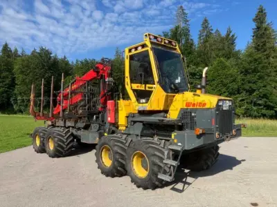 1 Rückezug 8-Rad Forwarder Welte W140 – kavel bij Zoll-Auktion, Weyarn