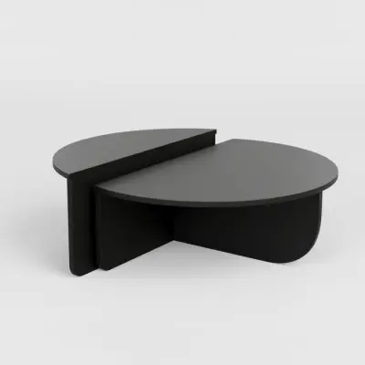 Asir - Koffietafel - Zwart - 90 x 30 x 60 – kavel bij GSD Auctions, Zoeterwoude