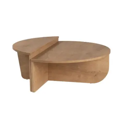 Calicosy - Orion Set Van 2 Salontafels - Licht Hout – kavel bij GSD Auctions, Zoeterwoude