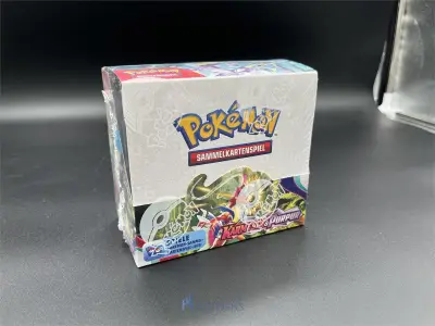 Wegens faillissement RED LINE LOGISTICS SERVICES NV - POKÉMON KARMESIN & PURPUR / SCARLET & VIOLET – veiling bij VH Auctions
