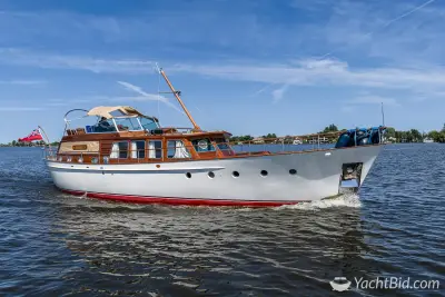 Classic Kok Canoe Stern 16.50 'Uiver' motorjacht – kavel bij YachtBid, 't Breukeleveense Meentje 6