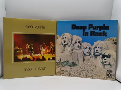 2 vinylplaten Deep Purple - Made in Japan & In Rock – kavel bij De Kringwinkel, Oostende