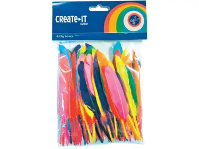Witbaard - Knutselveertjes - 12cm - 100st – kavel bij XL Auctions