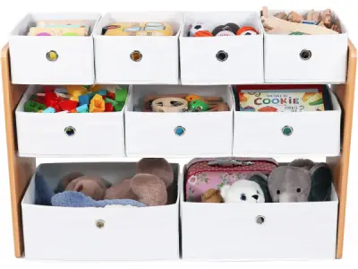 Journey Kinderspeelgoed Organizer 9 Vouwbare Stofbakken – kavel bij XL Auctions