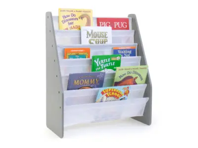 Inspire Supersized Boekenrek Grijs/Wit – kavel bij XL Auctions
