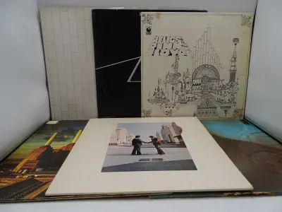 6 LP's Pink Floyd – kavel bij De Kringwinkel, Oostende